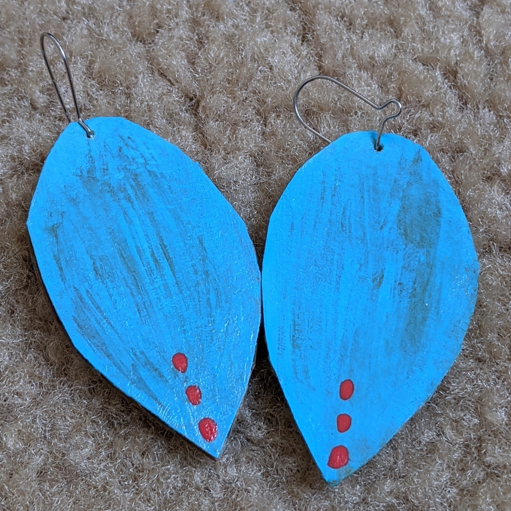 Upcycled earrings